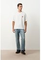 Camiseta Para Hombre Camiseta Para Hombre Crema XS VÉLEZ de Vélez