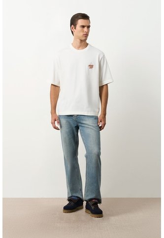 Camiseta Para Hombre Camiseta Para Hombre Crema M VÉLEZ Vélez