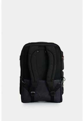 Morral De Viaje En Lona Y Cuero Para Hombre Ankara 2 Morral De Viaje En Lona Y Cuero Para Hombre Ankara 2 Negro VÉLEZ