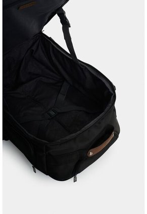 Morral De Viaje En Lona Y Cuero Para Hombre Ankara 2 Morral De Viaje En Lona Y Cuero Para Hombre Ankara 2 Negro VÉLEZ