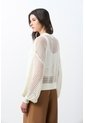 Sweater Tejido Taroa Para Mujer Semi Cropped Sweater Tejido Taroa Para Mujer Semi Cropped Crema L VÉLEZ de Vélez