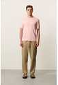 Camiseta Manga Corta Tejida Para Hombre Brisa Camiseta Manga Corta Tejida Para Hombre Brisa Rosado XXL VÉLEZ de Vélez
