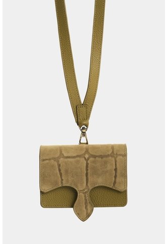 Monedero Mini Garniel En Cuero Para Mujer Monedero Mini Garniel En Cuero Para Mujer Verde Oliva VÉLEZ Vélez