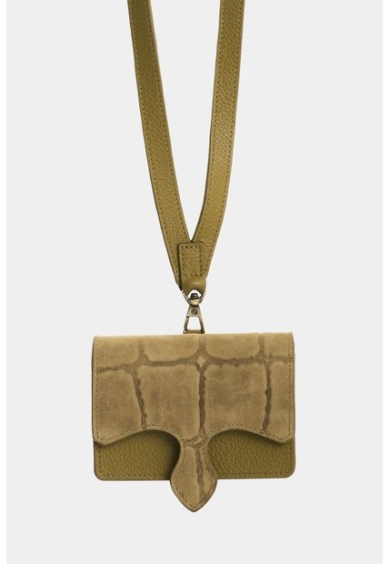 Monedero Mini Garniel En Cuero Para Mujer Monedero Mini Garniel En Cuero Para Mujer Verde Oliva VÉLEZ