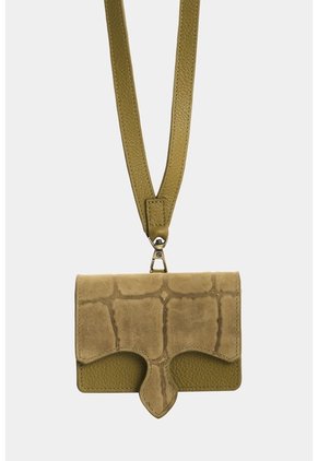Monedero Mini Garniel En Cuero Para Mujer Monedero Mini Garniel En Cuero Para Mujer Verde Oliva VÉLEZ