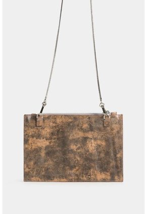 Cosmetiquera Delfos De Cuero Tipo Folia Para Mujer Brillo Natural Cosmetiquera Delfos De Cuero Tipo Folia Para Mujer Brillo Natural Plata Vélez