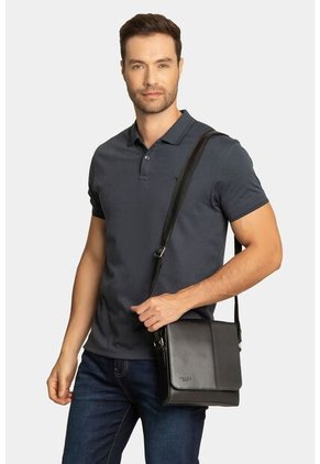 Bolso Manos Libres Remin De Cuero Negro Bolso Manos Libres Remin De Cuero Negro Vélez