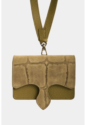 Monedero Mini Garniel En Cuero Para Mujer Monedero Mini Garniel En Cuero Para Mujer Verde Oliva VÉLEZ