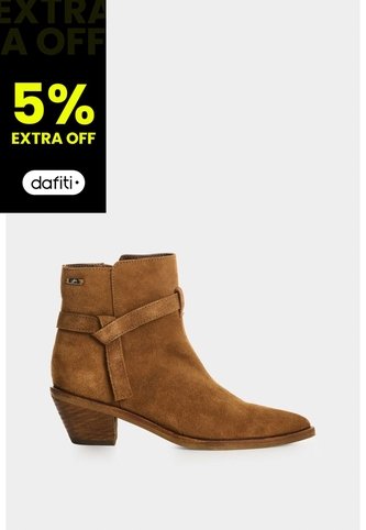 Botines En Carnaza Para Mujer Xinca Botines En Carnaza Para Mujer Xinca Miel 38 VÉLEZ Vélez
