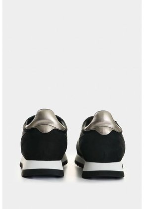 Tenis De Cuero Y Textil Para Mujer Flora Tenis De Cuero Y Textil Para Mujer Flora Negro 40 VÉLEZ