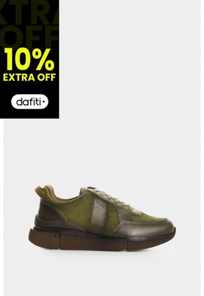 Tenis En Cuero Para Hombre Halo 2 Tenis En Cuero Para Hombre Halo 2 Verde Oliva 41 VÉLEZ