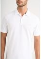 Polo Para Hombre Semi Fit Detalle Jacquard Polo Para Hombre Semi Fit Detalle Jacquard Blanco XXL VÉLEZ de Vélez