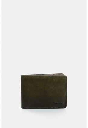 Billetera De Cuero Para Hombre Tessa Billetera De Cuero Para Hombre Tessa Verde Oliva VÉLEZ