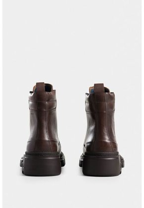 Botas Navigli De Cuero Para Hombre Suela Tractorada Botas Navigli De Cuero Para Hombre Suela Tractorada Cafe 41 Vélez