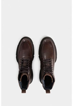 Botas Navigli De Cuero Para Hombre Suela Tractorada Botas Navigli De Cuero Para Hombre Suela Tractorada Cafe 41 Vélez