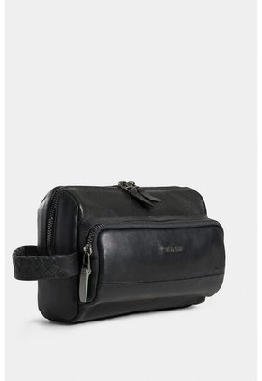 Organizador De Viaje Alessio De Cuero Para Hombre Manija Trenzada Organizador De Viaje Alessio De Cuero Para Hombre Manija Trenzada Negro VÉLEZ