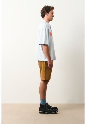Polo Cropped En Algodón Para Hombre Primavera Polo Cropped En Algodón Para Hombre Primavera Azul Claro XXL VÉLEZ