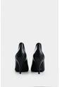 Tacones Cerrados Iris De Cuero Para Mujer Puntera Metálica Tacones Cerrados Iris De Cuero Para Mujer Puntera Metálica Negro 41 Vélez de Vélez