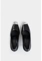 Tacones Cerrados Iris De Cuero Para Mujer Puntera Metálica Tacones Cerrados Iris De Cuero Para Mujer Puntera Metálica Negro 41 Vélez de Vélez