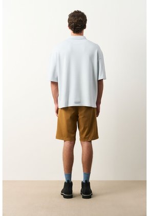 Polo Cropped En Algodón Para Hombre Primavera Polo Cropped En Algodón Para Hombre Primavera Azul Claro XXL VÉLEZ