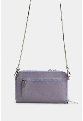 Porta Chequera Ibiza De Cuero Para Mujer Cadena Porta Chequera Ibiza De Cuero Para Mujer Cadena Lila Vélez