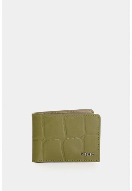 Billetera En Cuero Para Hombre Ical Billetera En Cuero Para Hombre Ical Verde Oliva VÉLEZ