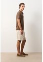 Polo Manga Corta Tejida Para Hombre Kiri Polo Manga Corta Tejida Para Hombre Kiri Tabaco L VÉLEZ de Vélez