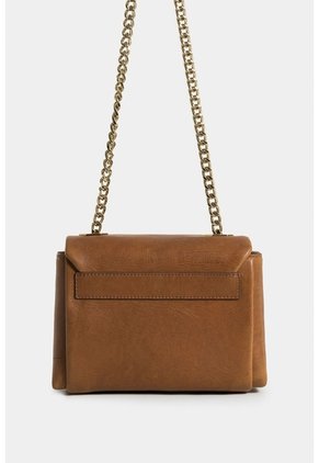 Manos Libres Mini Lili 2.0 De Cuero Para Mujer Cadena Metálica Manos Libres Mini Lili 2.0 De Cuero Para Mujer Cadena Metálica Miel VÉLEZ