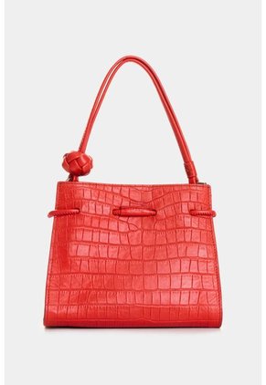 Manos Libres De Cuero Grabado Para Mujer Aromia Manos Libres De Cuero Grabado Para Mujer Aromia Rojo VÉLEZ