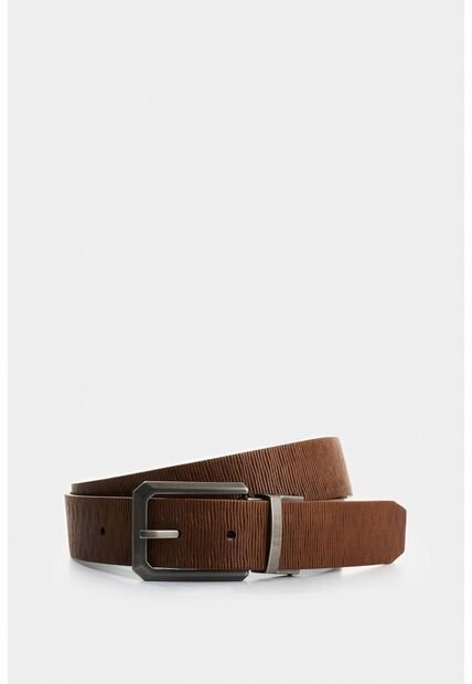 Cinturón Doble Faz De Cuero Para Hombre Lucian Cinturón Doble Faz De Cuero Para Hombre Lucian Miel 30 VÉLEZ