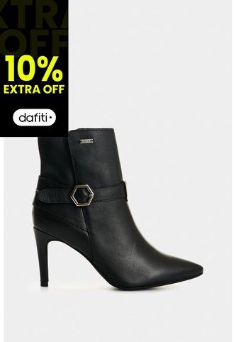 Botines Calix De Cuero Para Mujer Silueta Office Botines Calix De Cuero Para Mujer Silueta Office Negro 38 VÉLEZ Vélez
