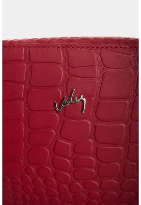 Manos Libres De Cuero Grabado Para Mujer Verona Manos Libres De Cuero Grabado Para Mujer Verona Rojo VÉLEZ