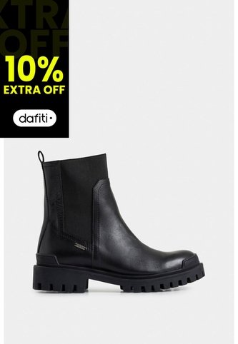 Botines Caltha 2.0 De Cuero Para Mujer Tractorados Botines Caltha 2.0 De Cuero Para Mujer Tractorados Negro 41 VÉLEZ Vélez