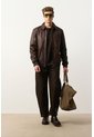 Jean En Denim Y Cuero Para Hombre Jean En Denim Y Cuero Para Hombre Cafe 28 VÉLEZ de Vélez
