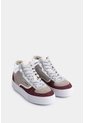 Tenis Tipo Bota Magena De Cuero Para Mujer Acabado Vintage Tenis Tipo Bota Magena De Cuero Para Mujer Acabado Vintage Gris 41 VÉLEZ de Vélez