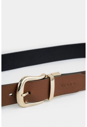 Cinturón Doble Faz Tropical New 2.0 De Cuero Para Mujer Hebilla Reversible Cinturón Doble Faz Tropical New 2.0 De Cuero Para Mujer Hebilla Reversible Combinado XL VÉLEZ