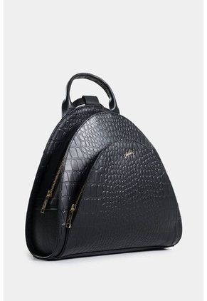 Morral Stefano De Cuero Grabado Negro Morral De Cuero Grabado Negro VÉLEZ