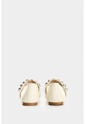 Baleta En Cuero Para Mujer Cuzco Baleta En Cuero Para Mujer Cuzco Crema 39 VÉLEZ