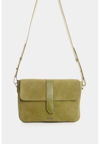 Bolso Messenger En Cuero Para Hombre Bolso Messenger En Cuero Para Hombre Verde Oliva VÉLEZ Vélez