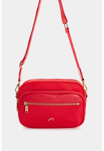 Manos Libres En Lona Y Cuero Para Mujer Camelia Manos Libres En Lona Y Cuero Para Mujer Camelia Rojo VÉLEZ Vélez