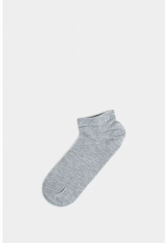 Calcetines Tobilleros Lines 3 De Algodón Para Hombre Detalle Acanalado Calcetines Tobilleros Lines 3 De Algodón Para Hombre Detalle Acanalado Gris XS VÉLEZ Vélez