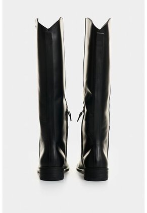 Botas De Cuero Para Mujer Kalahari Botas De Cuero Para Mujer Kalahari Negro 38 VÉLEZ