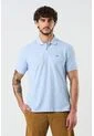 Polo Manga Corta Essential Para Hombre Textura Polo Manga Corta Essential Para Hombre Textura Azul Claro L VÉLEZ de Vélez