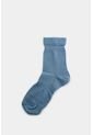 Calcetines Media Pierna Tejidos Para Hombre Detalle Acanalado Calcetines Media Pierna Tejidos Para Hombre Detalle Acanalado Azul Claro XS VÉLEZ de Vélez