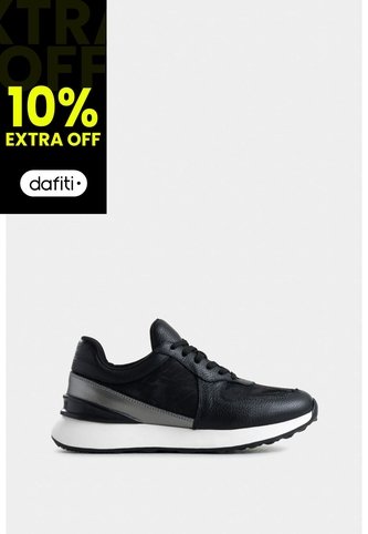 Tenis Jacinto De Cuero Y Lona Para Mujer Monogram Tenis Jacinto De Cuero Y Lona Para Mujer Monogram Negro 35 VÉLEZ Vélez