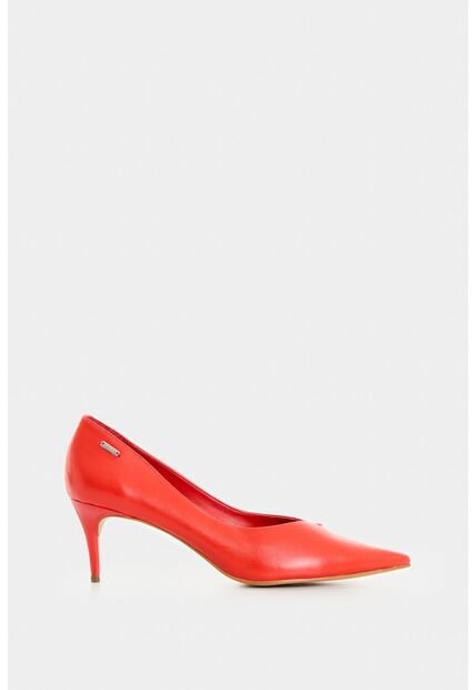 Tacones Jacinto De Cuero Para Mujer Stiletto Tacones Jacinto De Cuero Para Mujer Stiletto Rojo 37 VÉLEZ