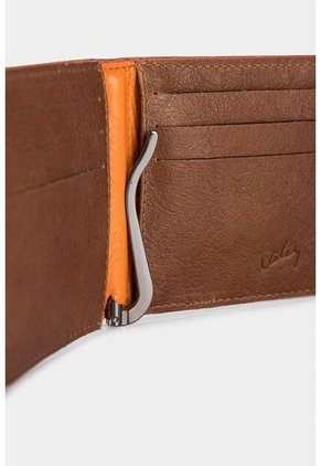 Porta Billetes Canis De Cuero Para Hombre Gancho Metálico Porta Billetes Canis De Cuero Para Hombre Gancho Metálico Miel Vélez