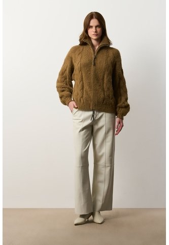 Cardigan Tejido Para Mujer Misak Cardigan Tejido Para Mujer Misak Tabaco M VÉLEZ Vélez