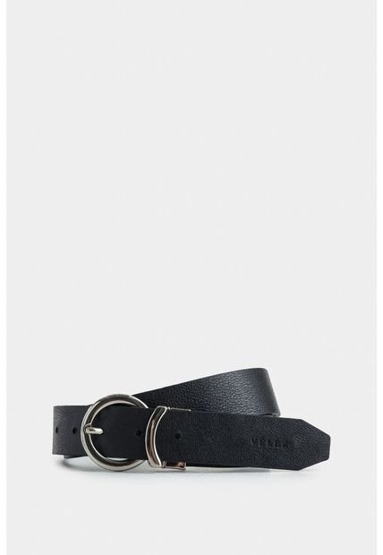 Cinturón Doble Faz Espora De Cuero Para Mujer Hebilla Circular Reversible Cinturón Doble Faz Espora De Cuero Para Mujer Hebilla Circular Reversible Negro M Vélez