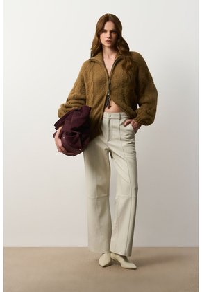 Cardigan Tejido Para Mujer Misak Cardigan Tejido Para Mujer Misak Tabaco M VÉLEZ